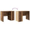 vidaXL Schreibtisch mit Regal Altholz 102 x 50 x 75 cm Holzwerkstoff