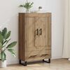 vidaXL Highboard Artisan-Eiche 69,5 x 31 x 115 cm Holzwerkstoff