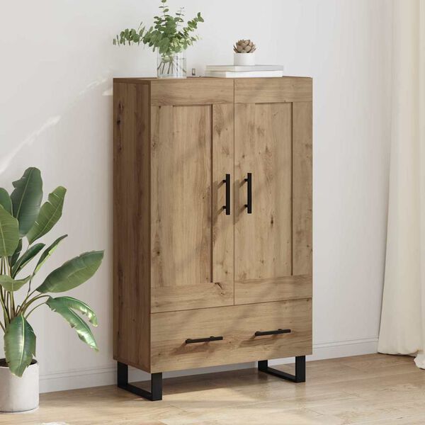 vidaXL Highboard Artisan-Eiche 69,5 x 31 x 115 cm Holzwerkstoff