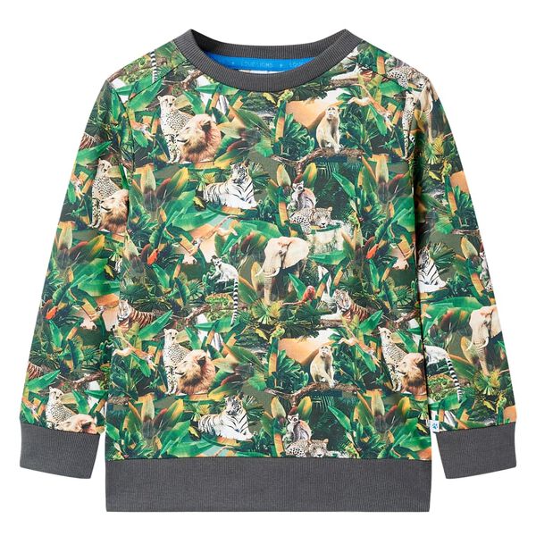 Kinder-Sweatshirt Dschungel-Motiv 104