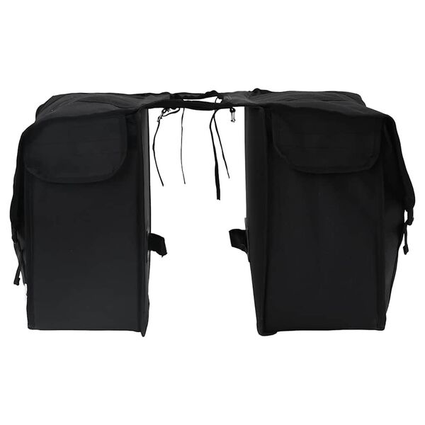 vidaXL Fahrradtasche Schwarz 18.5 x 40 x 35 cm Polyester