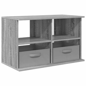 vidaXL TV-St&auml;nder mit Schubladen Graues Sonoma 79 x 40 x 48 cm