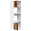 vidaXL Mikrowellenschrank Lyon Altholz-Optik 60x57x207 cm Holzwerkstoff