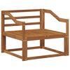 vidaXL Outdoor Mittelsofa Massivholz Akazie Natur