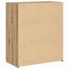 vidaXL Badschrank Artisan-Eiche 80 x 42,5 x 93,5 cm Holzwerkstoff