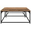 vidaXL Couchtisch 2 pcs Altholz Holzwerkstoff