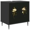 vidaXL Badezimmerschrank BREMEN Schwarz Eichen-Optik 60 x 40 x 61 cm