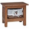 vidaXL Beistelltisch Braun 38 x 28 x 35 cm Massivholz Mahagoni