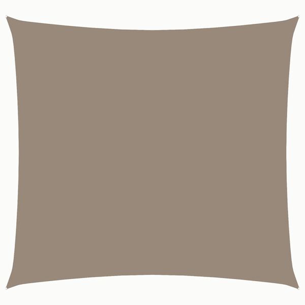 vidaXL Sonnensegel Oxford-Gewebe Quadratisch 5x5 m Taupe