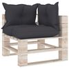 vidaXL 8-tlg. Garten-Lounge-Set aus Paletten mit Kissen Kiefernholz