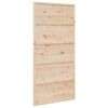vidaXL Scheunent&uuml;r 100x208 cm Massivholz Kiefer