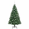 vidaXL K&uuml;nstlicher Weihnachtsbaum mit 300 LEDs mit St&auml;nder Gr&uuml;n 180 cm
