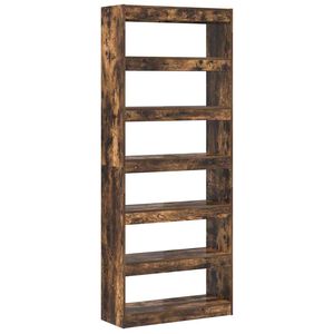 vidaXL B&uuml;cherregal 6 Ebenen 80 x 30 x 198 cm Holzwerkstoff