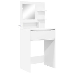 vidaXL Schlafzimmer-Frisiertische Wei&szlig; 60 x 39,5 x 135 cm