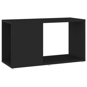 vidaXL TV-Schrank Schwarz 60x24x32 cm Holzwerkstoff