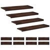 vidaXL Treppenstufen 12 stk. 90 x 30 x 2 cm Dunkelbraun