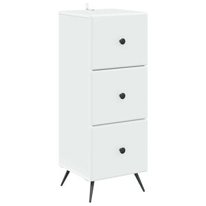 vidaXL Schubladenschrank Wei&szlig; 33 x 34,5 x 90 cm Holzwerkstoff