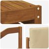 vidaXL Sofagarnituren 7 pcs Natur und Beige Massivholz Akazie