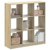 vidaXL Bücherregal Sonoma-Eiche 102x32x108 cm Holzwerkstoff