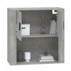vidaXL Wandschrank Betongrau 80x33x80 cm Holzwerkstoff