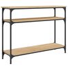 vidaXL Konsolentisch Sonoma-Eiche 100x29x75 cm Holzwerkstoff