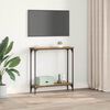 vidaXL Konsolentisch mit Regal Altholz 75 x 22,5 x 75 cm Holzwerkstoff