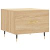 vidaXL Couchtische 2 Stk. Sonoma-Eiche 50x50x40 cm Holzwerkstoff