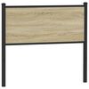vidaXL Ersatz-Kopfteil Sonoma-Eiche 107 cm Holzwerkstoff und Stahl