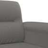 vidaXL 2-Sitzer-Sofa Dunkelgrau 120 cm Mikrofasergewebe