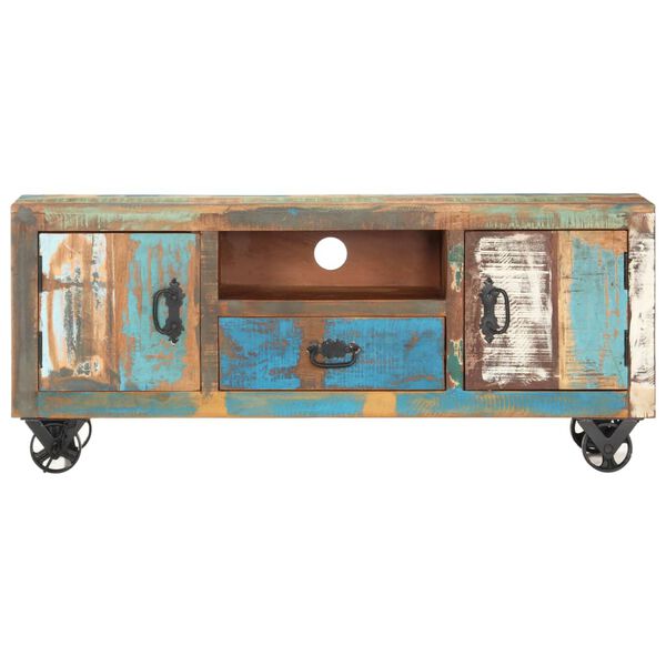 vidaXL TV-Schrank 120 x 30 x 50 cm Recyceltes Massivholz