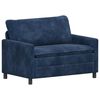 vidaXL Sofa Marineblau 126 x 81 x 87,5 cm Polyester