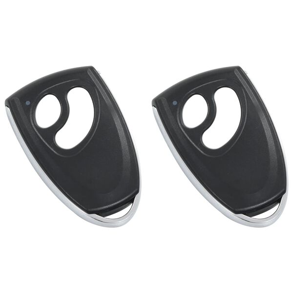 vidaXL Fernbedienungen 2 Stk. f&uuml;r Garagentor&ouml;ffner 433 MHz