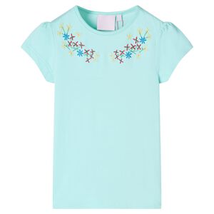 Kinder-T-Shirt Hellblau 128