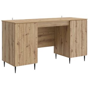 vidaXL Schreibtisch Artisan-Eiche 142,5 x 50 x 75 cm Holzwerkstoff