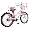 vidaXL Kinderfahrrad 18 Zoll f&uuml;r 5-7 Jahre alt Hellrosa