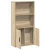 vidaXL B&uuml;cherregal Sonoma-Eiche 60x24x120 cm Holzwerkstoff