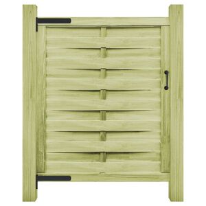 vidaXL Gartentor Impr&auml;gniertes Kiefernholz 100x125 cm Gr&uuml;n