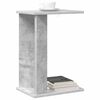 vidaXL Beistelltisch Beton Grau 35 x 25 x 50 cm Holzwerkstoff