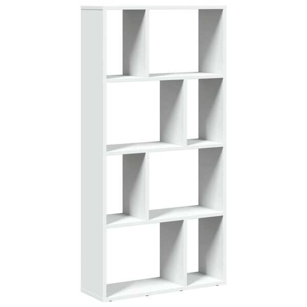 vidaXL Bücherregal Weiß 60 x 20 x 120 cm Holzwerkstoff