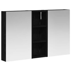 vidaXL Badezimmerschrank-Set 3 pcs 80 x 10,5 x 50 cm Holzwerkstoff