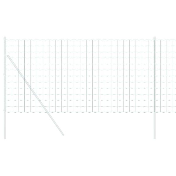 vidaXL Eurozaun Grün 1,4 x 10 m PVC-beschichtetes Eisen