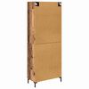 vidaXL Highboard mit Schubladen 2 pcs Altholz Holzwerkstoff