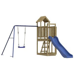 vidaXL Spielturm Impr&auml;gniertes Kiefernholz
