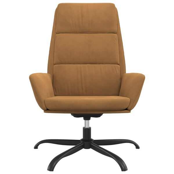 vidaXL Relaxsessel Braun Samt