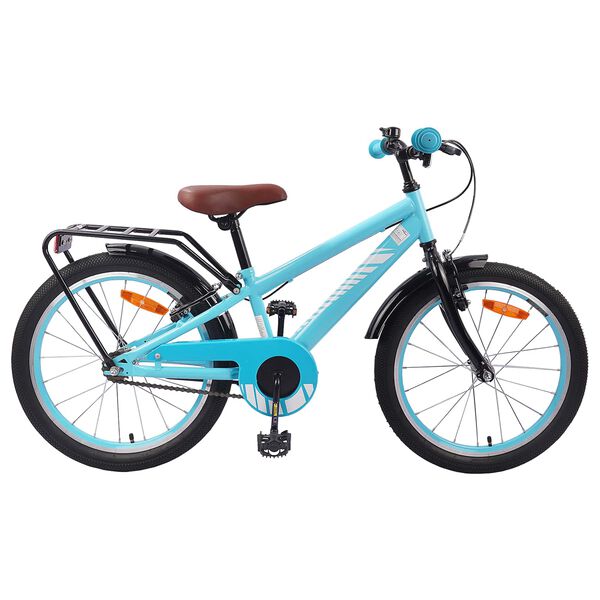 vidaXL Kinderfahrrad 18 Zoll f&uuml;r 5-7 Jahre alt Himmelblau