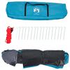 vidaXL Kuppel-Campingzelt 3 Personen Blau Quick Release