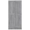 vidaXL Kleiderschrank Grau Sonoma 82,5x51,5x180 cm Holzwerkstoff