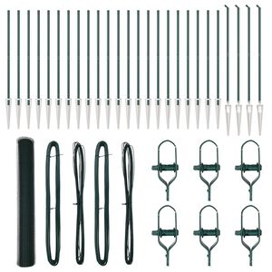 vidaXL Zaunpfosten Gr&uuml;n