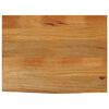 vidaXL Tischplatte mit Baumkante 90x60x3,8 cm Massivholz Mango