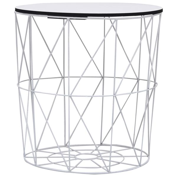 vidaXL Couchtische 3 Stk. Weiß